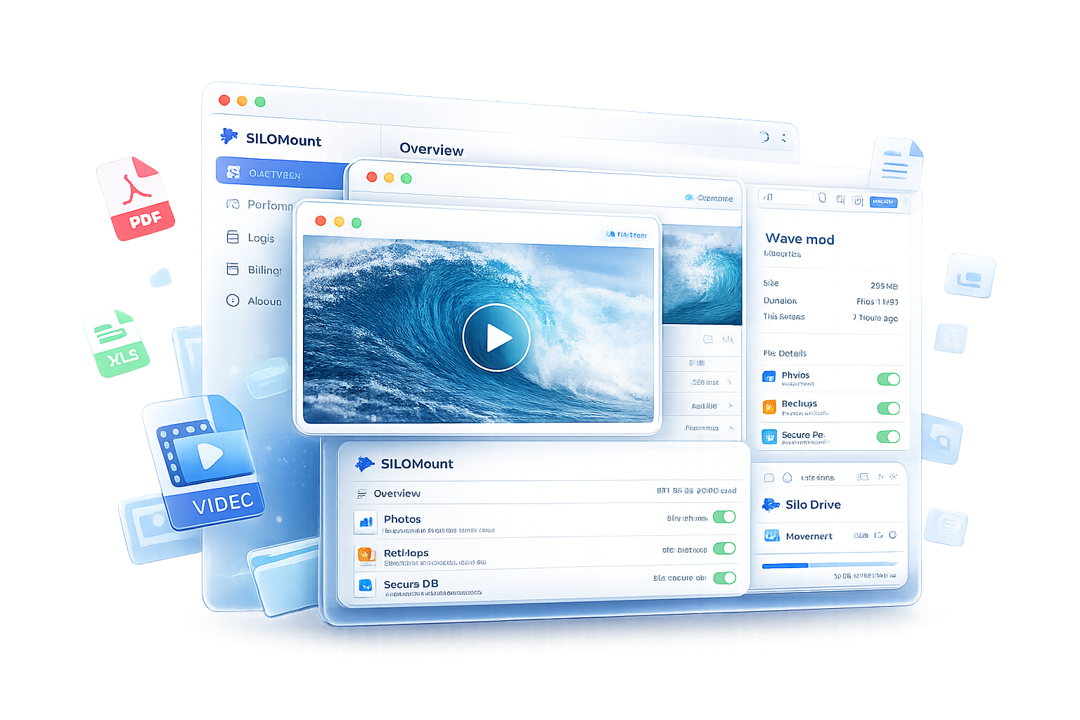 SILOMount product interface